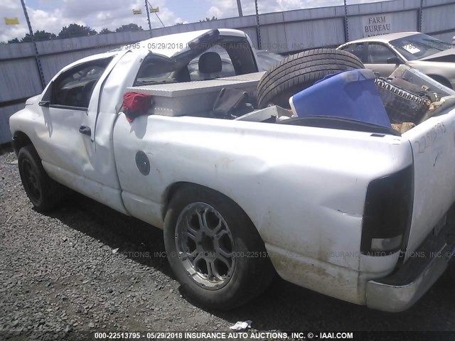 1D7HA16K33J681273 - 2003 DODGE RAM 1500 ST WHITE photo 3