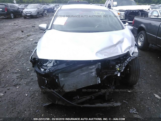 KNAFK5A81H5671727 - 2017 KIA FORTE LX SILVER photo 6