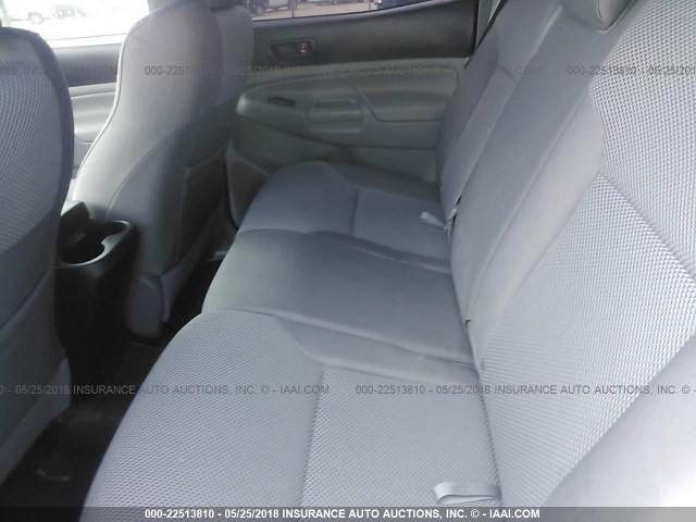 5TFLU4ENXCX030664 - 2012 TOYOTA TACOMA DOUBLE CAB თეთრი ფოტო 8