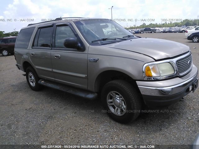 1FMPU16L02LA95618 - 2002 FORD EXPEDITION XLT Gold Foto 1