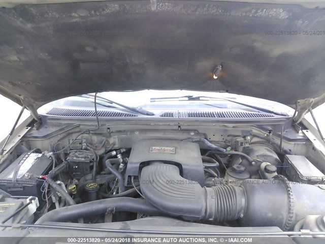 1FMPU16L02LA95618 - 2002 FORD EXPEDITION XLT Gold Foto 10