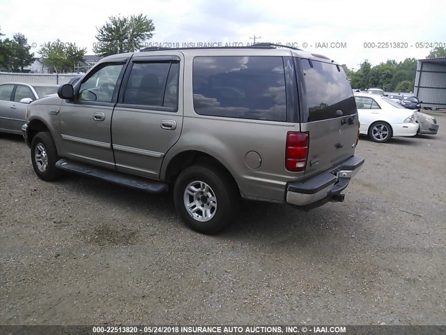 1FMPU16L02LA95618 - 2002 FORD EXPEDITION XLT Gold Foto 3