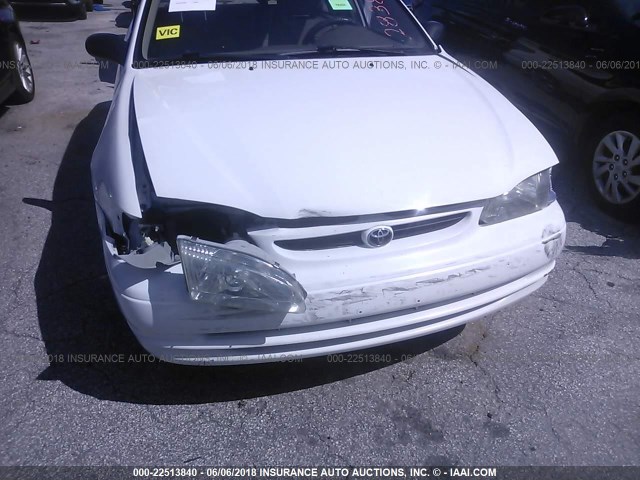 1NXBR12E2XZ283822 - 1999 TOYOTA COROLLA VE/CE/LE WHITE photo 6