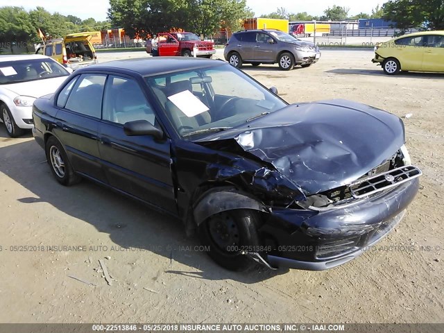 4S3BD4355W7203090 - 1998 SUBARU LEGACY L BLUE photo 1