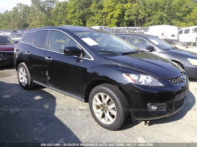 JM3ER29L980192364 - 2008 MAZDA CX-7 BLACK photo 1