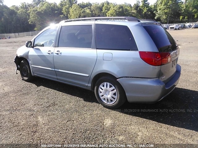 5TDZK23CX8S169566 - 2008 TOYOTA SIENNA CE/LE Light Blue photo 3