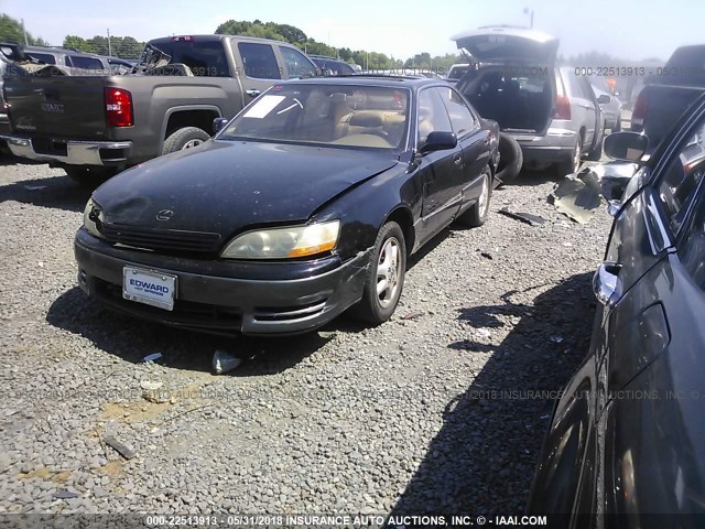 JT8BF12G4T0160697 - 1996 LEXUS ES 300 BLACK photo 2