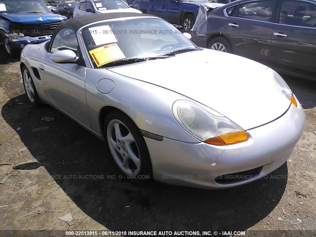 WP0CA29812U621290 - 2002 PORSCHE BOXSTER SILVER photo 1