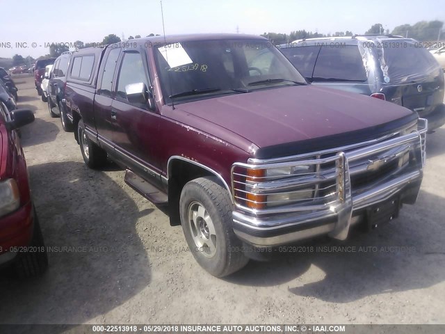 2GCEK19Z6R1125514 - 1994 CHEVROLET GMT-400 K1500 BURGUNDY photo 1