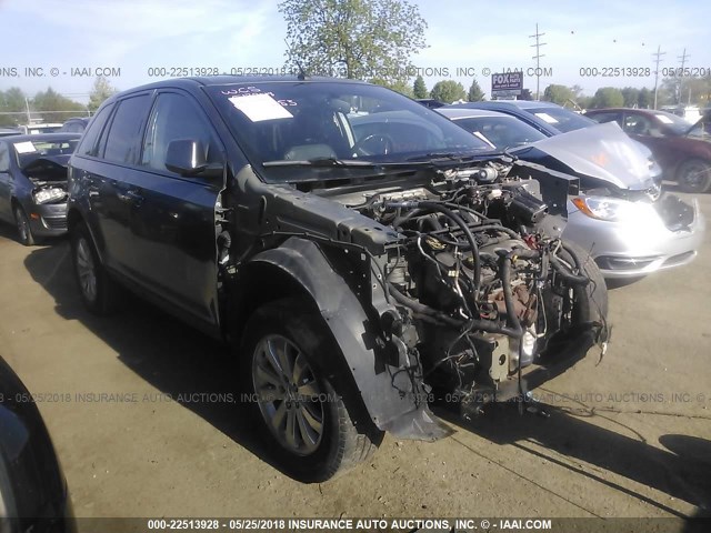 2FMDK3JC8ABA22653 - 2010 FORD EDGE SEL GRAY photo 1