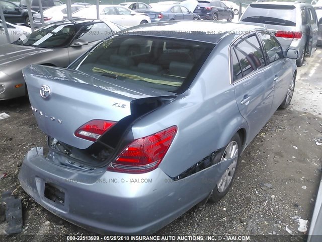 4T1BK36B58U283010 - 2008 TOYOTA AVALON XL/XLS/TOURING/LIMITED BLUE photo 4