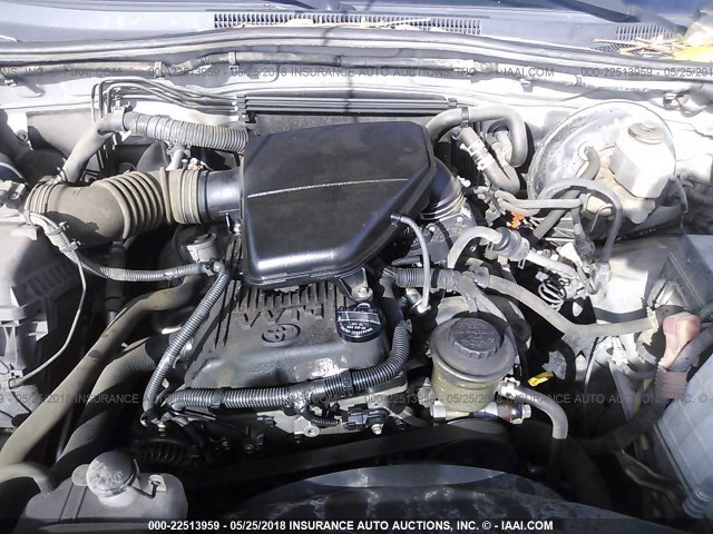 5TETX22N86Z173769 - 2006 TOYOTA TACOMA ACCESS CAB Күміс фото 10