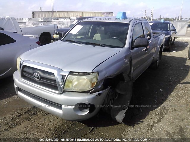 5TETX22N86Z173769 - 2006 TOYOTA TACOMA ACCESS CAB Күміс фото 6