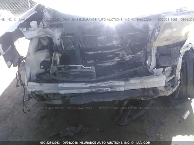 5FNYF3H43BB049269 - 2011 HONDA PILOT EX WHITE photo 6