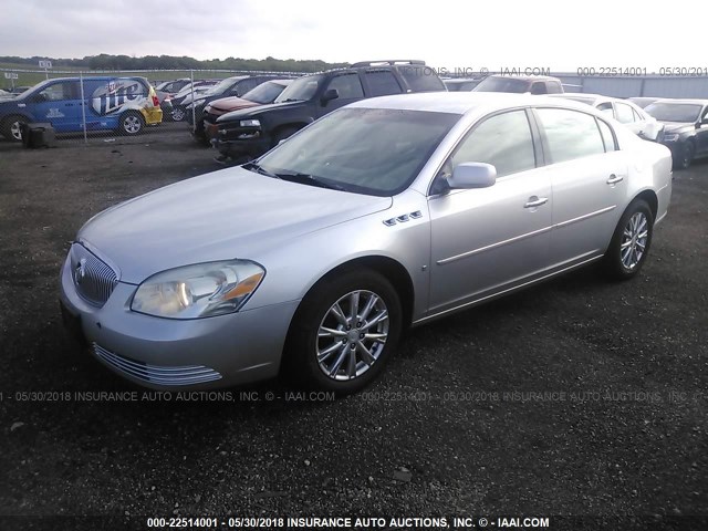 1G4HD57M29U117108 - 2009 BUICK LUCERNE CXL SILVER photo 2