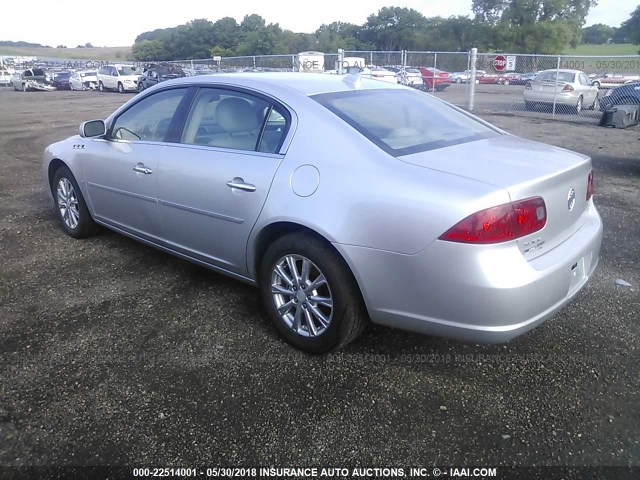 1G4HD57M29U117108 - 2009 BUICK LUCERNE CXL SILVER photo 3