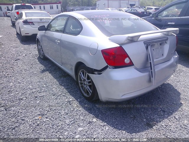JTKDE177260085825 - 2006 TOYOTA SCION TC 银色 照片 3