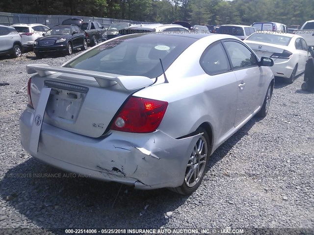 JTKDE177260085825 - 2006 TOYOTA SCION TC 银色 照片 4