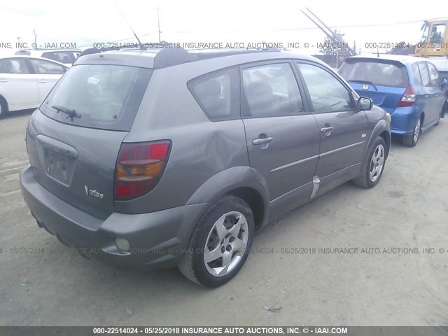 5Y2SL63875Z475250 - 2005 PONTIAC VIBE GRAY photo 4