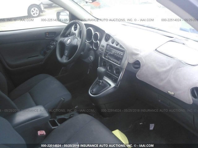 5Y2SL63875Z475250 - 2005 PONTIAC VIBE GRAY photo 5