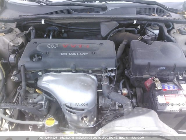 4T1BE32K03U670313 - 2003 TOYOTA CAMRY LE/XLE/SE ოქროსფერი ფოტო 10