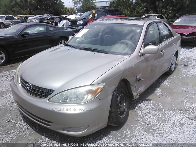 4T1BE32K03U670313 - 2003 TOYOTA CAMRY LE/XLE/SE ოქროსფერი ფოტო 6
