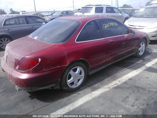 19UYA2259VL008867 - 1997 ACURA 3.0CL 红色 照片 4