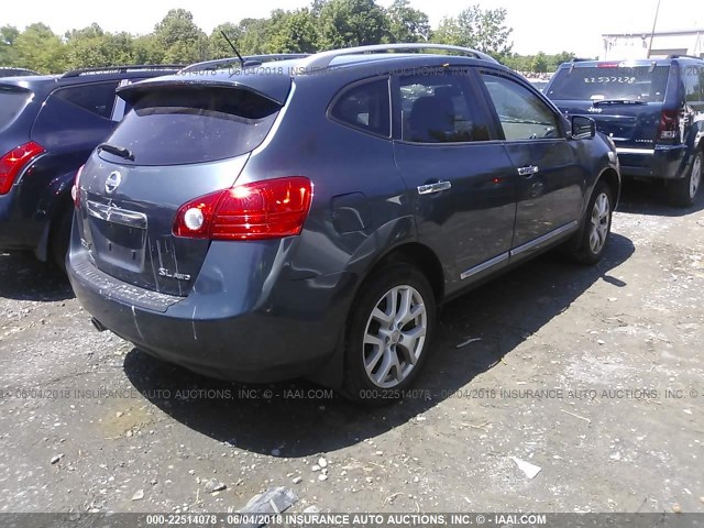 JN8AS5MV5CW394571 - 2012 NISSAN ROGUE S/SV Navy photo 4