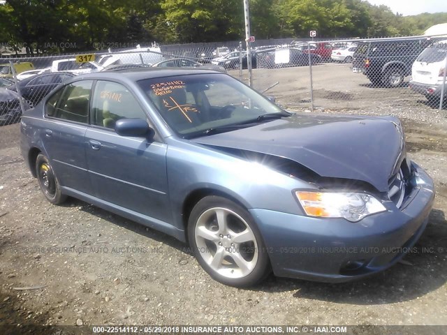 4S3BL626X67219794 - 2006 SUBARU LEGACY 2.5I LIMITED BLUE photo 1