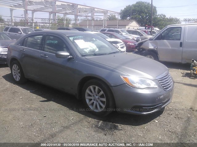 1C3CCBBB5CN120953 - 2012 CHRYSLER 200 TOURING GRAY photo 1