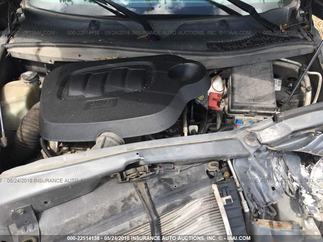 3GNCA13B49S556175 - 2009 CHEVROLET HHR LS ნაცრისფერი ფოტო 10