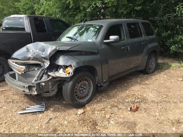 3GNCA13B49S556175 - 2009 CHEVROLET HHR LS ნაცრისფერი ფოტო 2