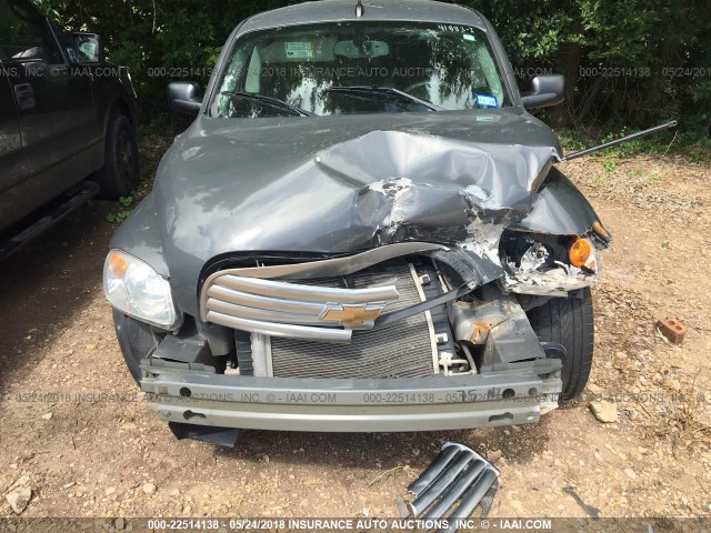 3GNCA13B49S556175 - 2009 CHEVROLET HHR LS ნაცრისფერი ფოტო 6