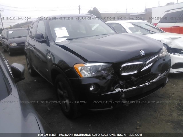 5UXWX5C54CL724575 - 2012 BMW X3 XDRIVE28I BLACK photo 1