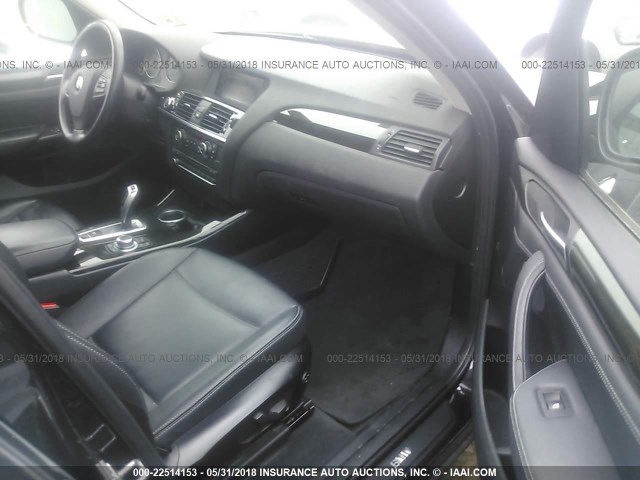 5UXWX5C54CL724575 - 2012 BMW X3 XDRIVE28I BLACK photo 5