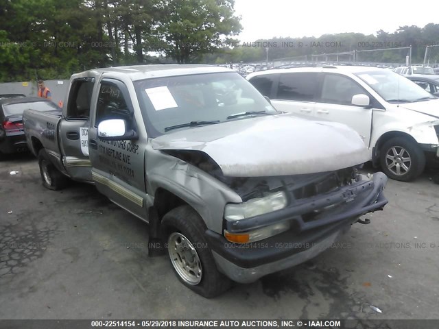 1GCGK13U02F236936 - 2002 CHEVROLET SILVERADO K1500 HEAVY DUTY SILVER photo 1