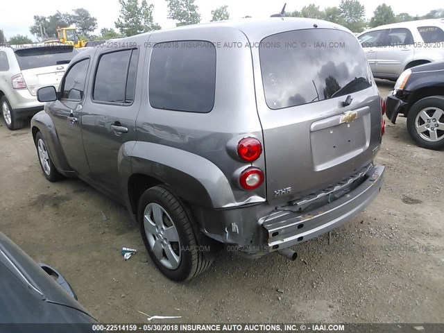 3GNBAAFW5BS578069 - 2011 CHEVROLET HHR LS ნაცრისფერი ფოტო 3