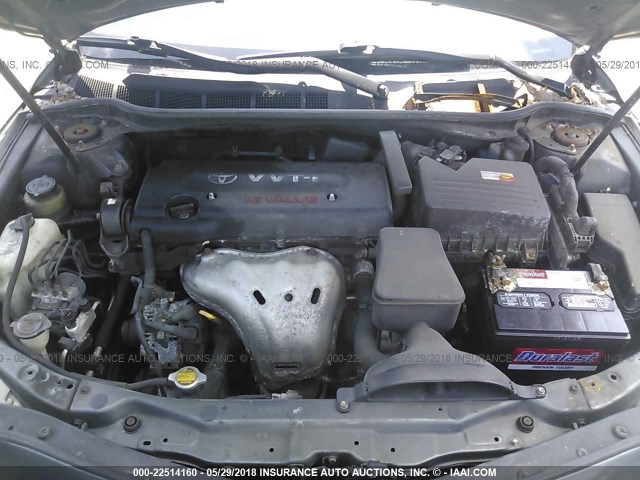 4T1BE46K09U403410 - 2009 TOYOTA CAMRY SE/LE/XLE ნაცრისფერი ფოტო 10