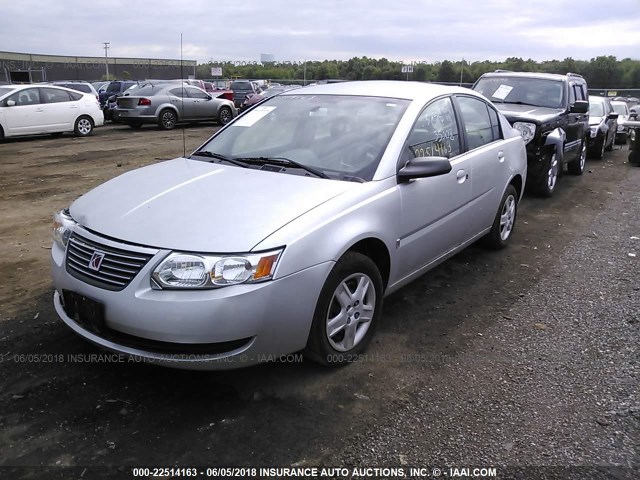 1G8AJ55F27Z131023 - 2007 SATURN ION LEVEL 2 SILVER photo 2