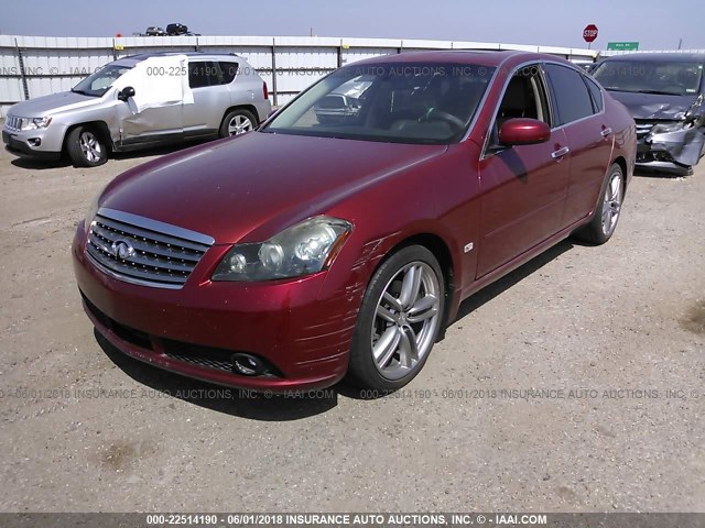 JNKAY01E47M302934 - 2007 INFINITI M35 SPORT RED photo 6