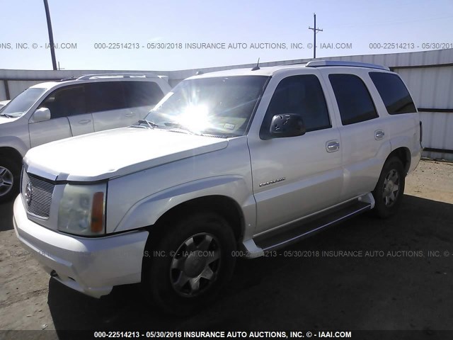 1GYEC63T35R122399 - 2005 CADILLAC ESCALADE LUXURY WHITE photo 2