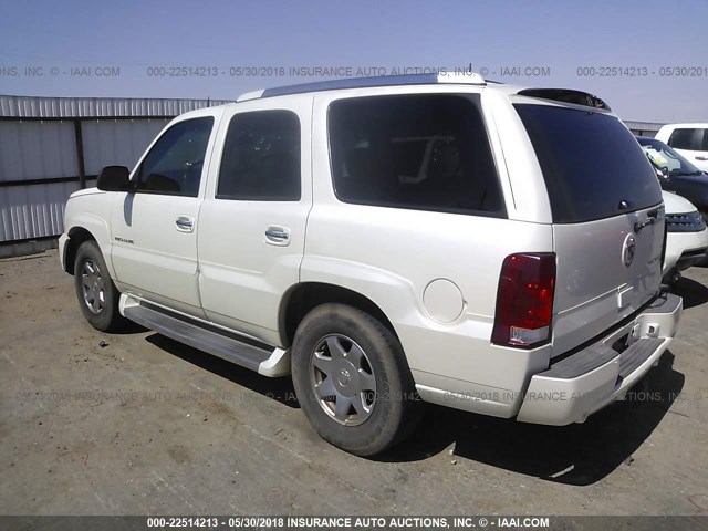 1GYEC63T35R122399 - 2005 CADILLAC ESCALADE LUXURY WHITE photo 3