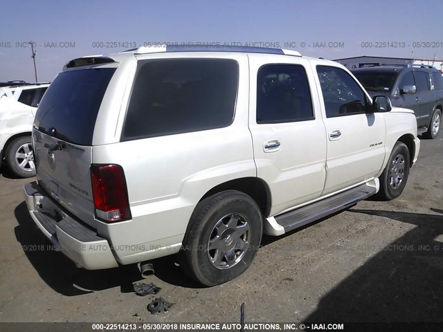 1GYEC63T35R122399 - 2005 CADILLAC ESCALADE LUXURY WHITE photo 4