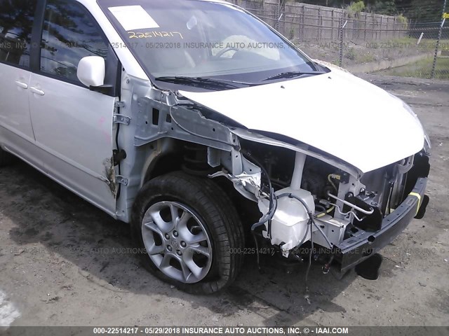 5TDZA22C06S455265 - 2006 TOYOTA SIENNA XLE/XLE LIMITED WHITE photo 6