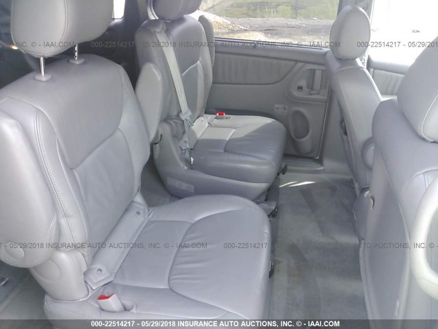 5TDZA22C06S455265 - 2006 TOYOTA SIENNA XLE/XLE LIMITED WHITE photo 8