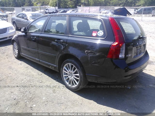 YV1MW390592482982 - 2009 VOLVO V50 2.4I BLACK photo 3