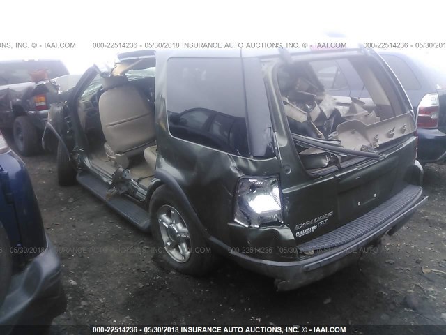 1FMZU73K83UA94526 - 2003 FORD EXPLORER XLT/XLT SPORT/NBX 绿色 照片 3