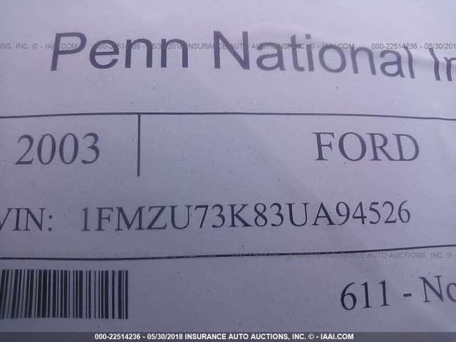 1FMZU73K83UA94526 - 2003 FORD EXPLORER XLT/XLT SPORT/NBX 绿色 照片 9