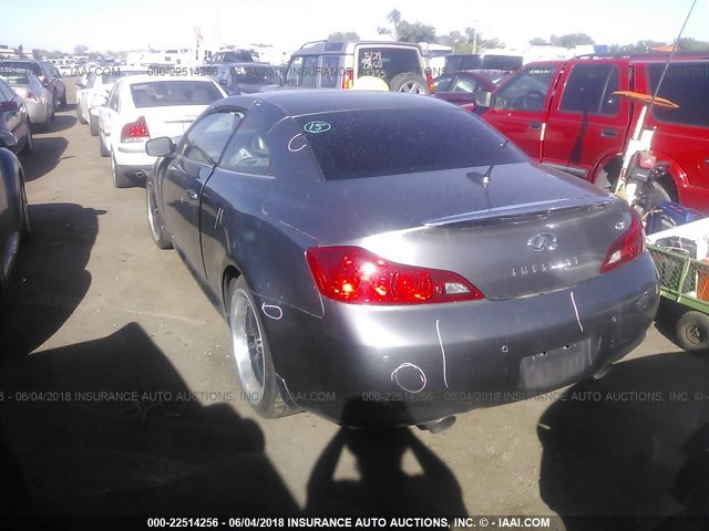 JN1CV6FE4AM353004 - 2010 INFINITI G37 SPORT SILVER photo 3