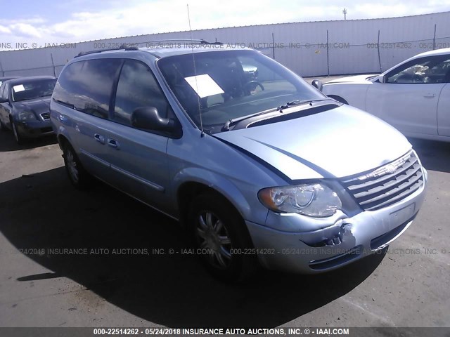 2C4GP54LX5R147015 - 2005 CHRYSLER TOWN & COUNTRY TOURING BLUE photo 1